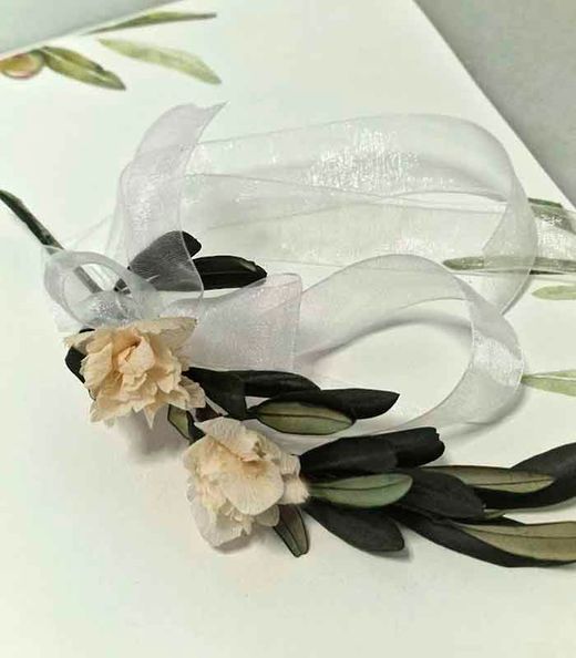 Ramillete de Olivo y Hortensia