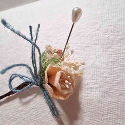 Ramo con 60 alfileres boho chic