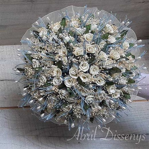 Ramo con 90 alfileres boho chic