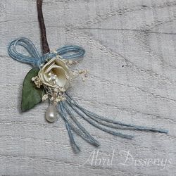 Ramo con 90 alfileres boho chic