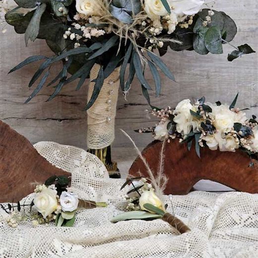 Ramo de Novia Anna 9 Rosas