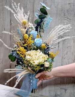 Ramo Flor Azul Silvestre