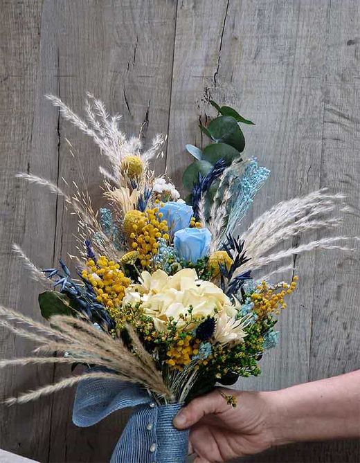 Ramo Flor Azul Silvestre