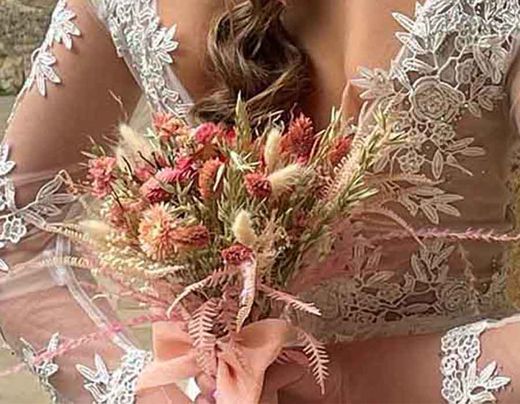 Ramo Flores Novia Boho