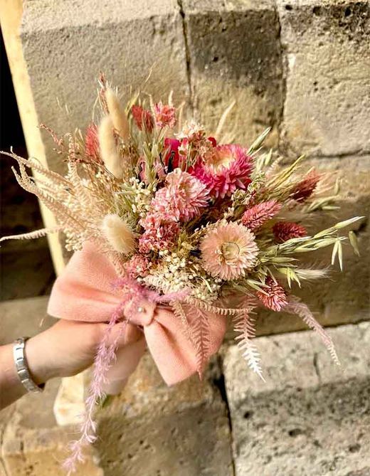 Ramo Flores Novia Boho