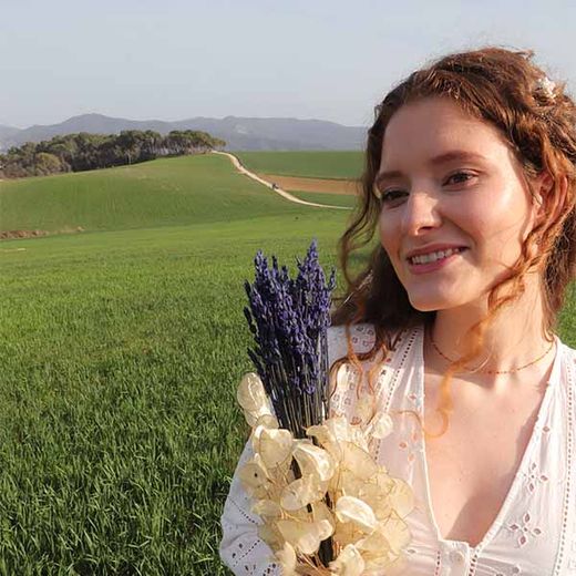 Ramo Lunaria y Lavanda