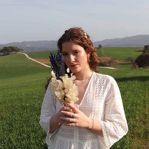 Ramo Lunaria y Lavanda