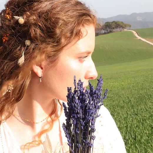 Ramo Lunaria y Lavanda