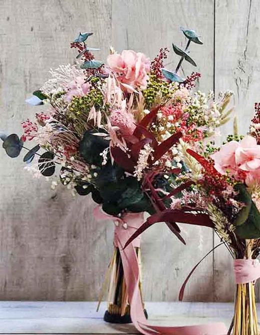 Ramo Novia Natural Rosa