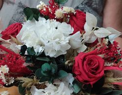 Ramo Novia Rojo y Verde