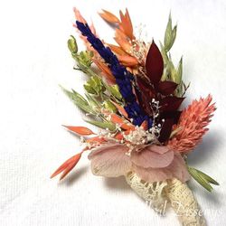 Ramo Solapa Novio Rosa y Lavanda