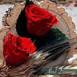 Rosa Sant Jordi Centro Rústico Horizontal