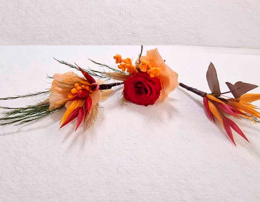 Set 3 Pin Pelo Grande Iria