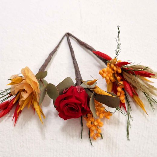 Set 3 Pin Pelo Grande Iria