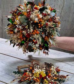 Set Floral Novia Otoñal