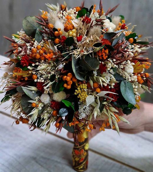 Set Floral Novia Otoñal