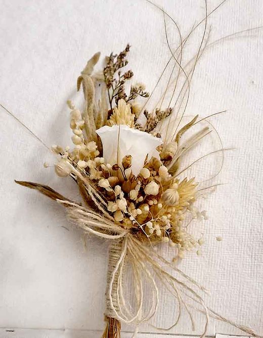 Solapa con Rosa Preservada Colores