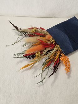 Tarjeta con Flores Bolsillo Novio Iría