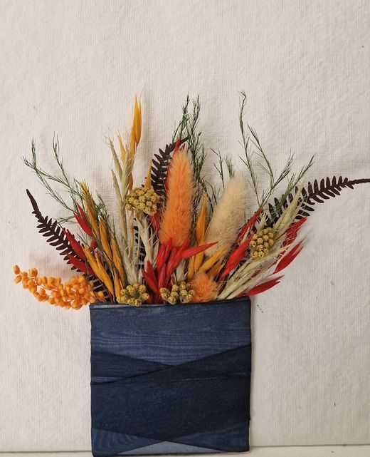 Tarjeta con Flores Bolsillo Novio Iría