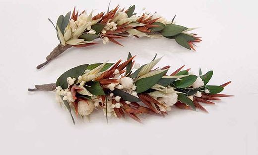 Tocado Doble Abraza Coletas Aria