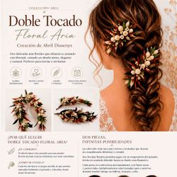 Tocado Doble Ala Aria