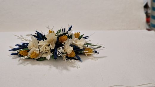 Tocado Azul Ocre Merçe