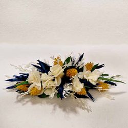 Tocado Azul Ocre Merçe