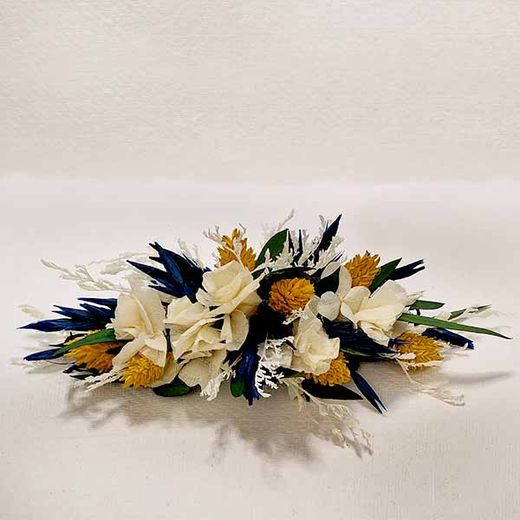 Tocado Azul Ocre Merçe