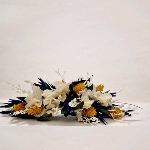 Tocado Azul Ocre Merçe