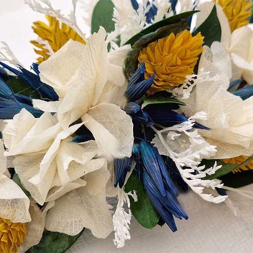 Tocado Azul Ocre Merçe