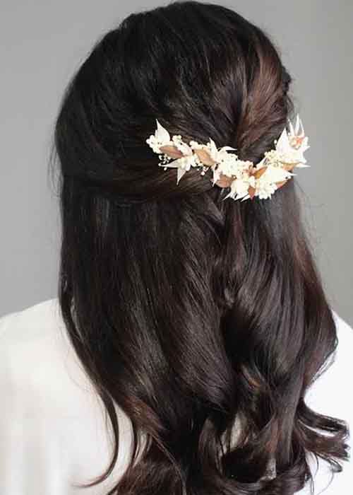 Tocado de Alas de Mariposa con Peineta