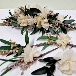 Tocado Grande y Tres Pins Dámaris