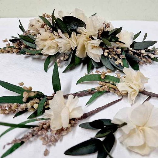 Tocado Grande y Tres Pins Dámaris