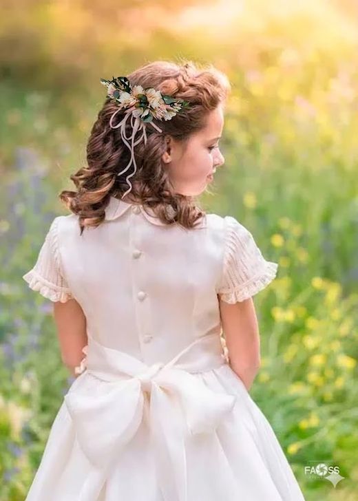 Tocado para Niña Color Rosado