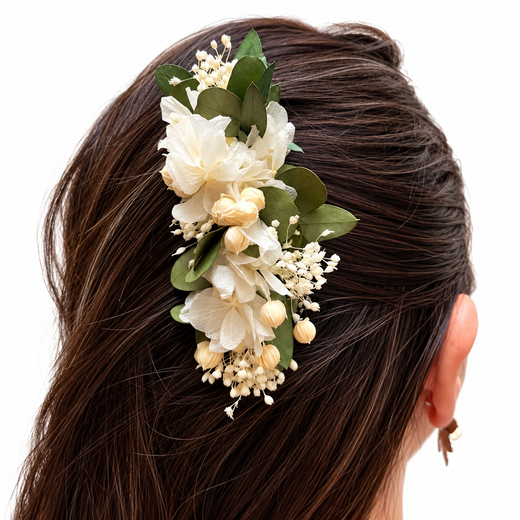 Tocado Peineta Ceremonia con Hortensia
