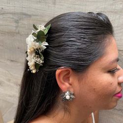 Tocado Peineta Ceremonia con Hortensia