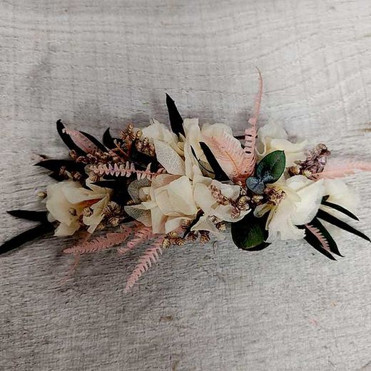 Tocado Rosa Nude Nuria