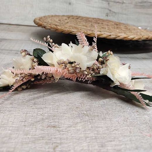 Tocado Rosa Nude Nuria