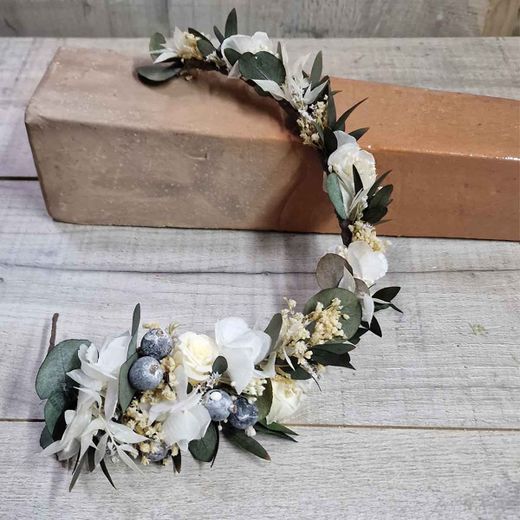 Tocado Semi Corona Edurne