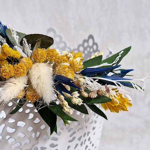 Tocado y Tres Pins Dafne