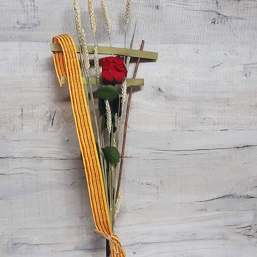 Una Rosa Roja y Cuatro Barras